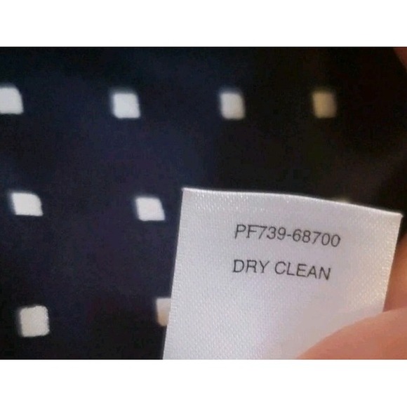 Vtg Pendleton Size L Polkadot Silk Blend Open Front Jacket Nautical Career - Picture 5 of 5